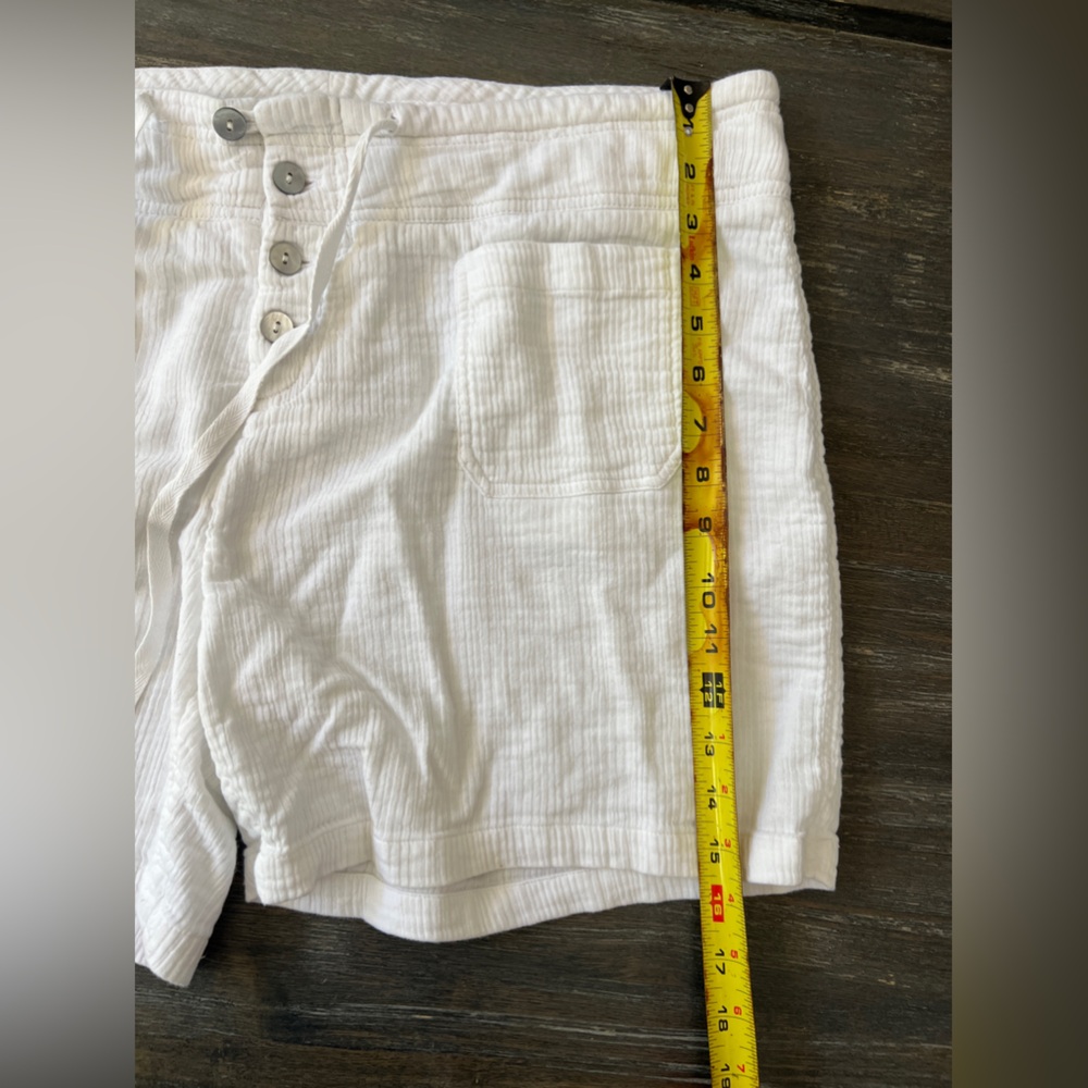 SUNDANCE button up cotton shorts